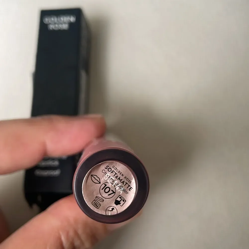 Golden Rose Soft & Matte Creamy Lip Color  Lipcolor Liquid No.107 New Sealed